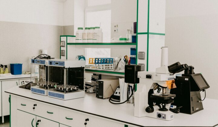 Bancada de laboratório